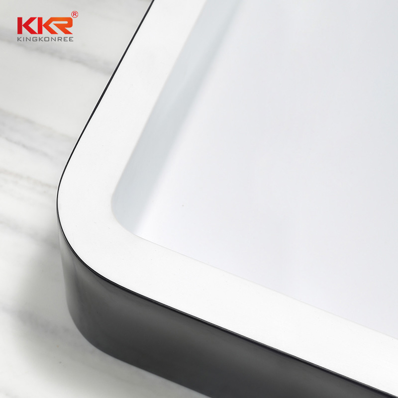 KKR Solid Surface eco-friendly modern bathroom sink bulk on sale-2