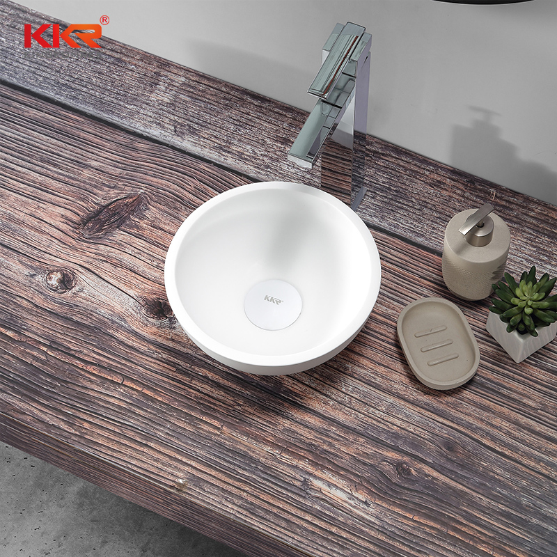 KKR Stone corian vanity tops in special shapes for kitchen tops-1