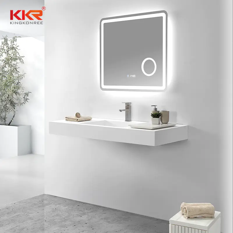 Europe Fashion Design High Quality Solid Surface Wall Hang Basin