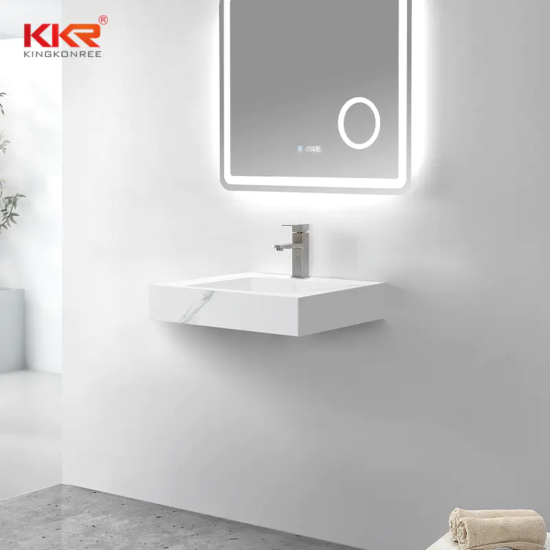 Hot Sales Artificial Marble Solid Surface Wall Hung Basin