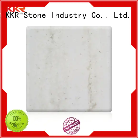 KKR Stone lassic style solid surface sheet bulk production for table tops