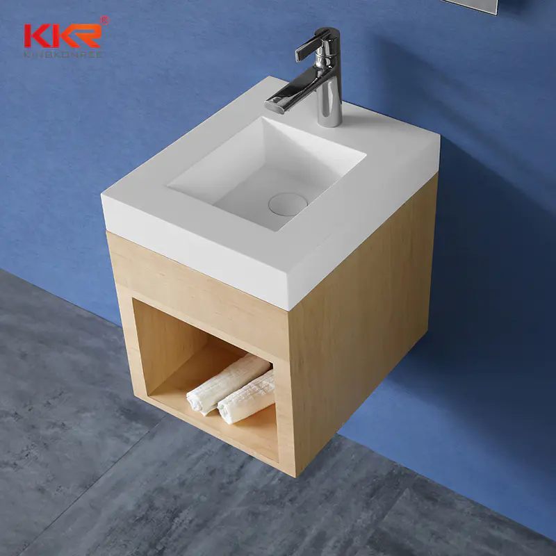 Small Size Vantiy Basin With Wall Hung Cabinet - Cabinet Basin KKR-XM371