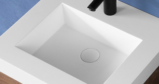 easy to clean corian vanity tops in special shapes for home-4