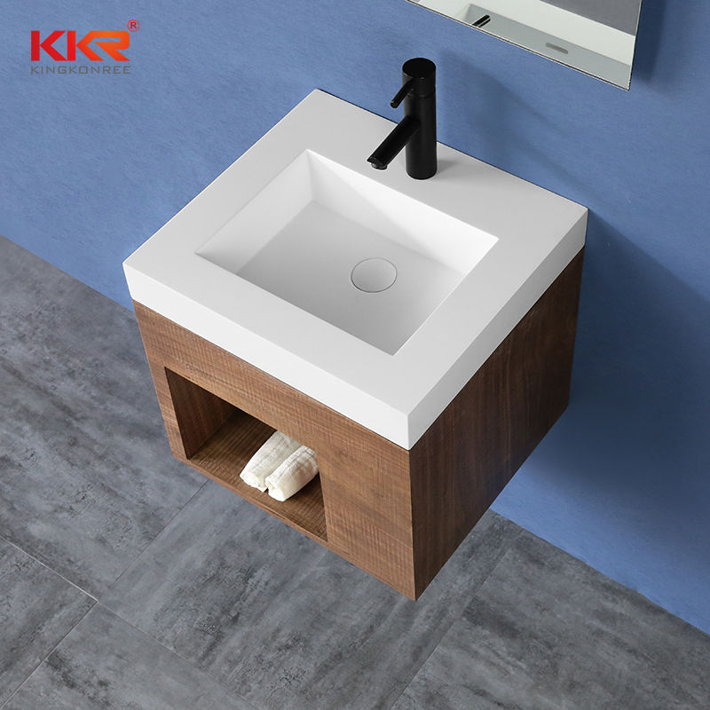 KKR Solid Surface long lasting bathroom vanity sets supply for home-1