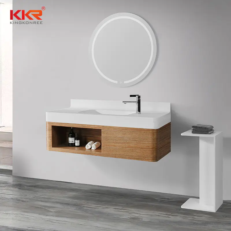 High-end Bathroom Wooden Cabinet for 5 Starts Hotels KKR-XM1158