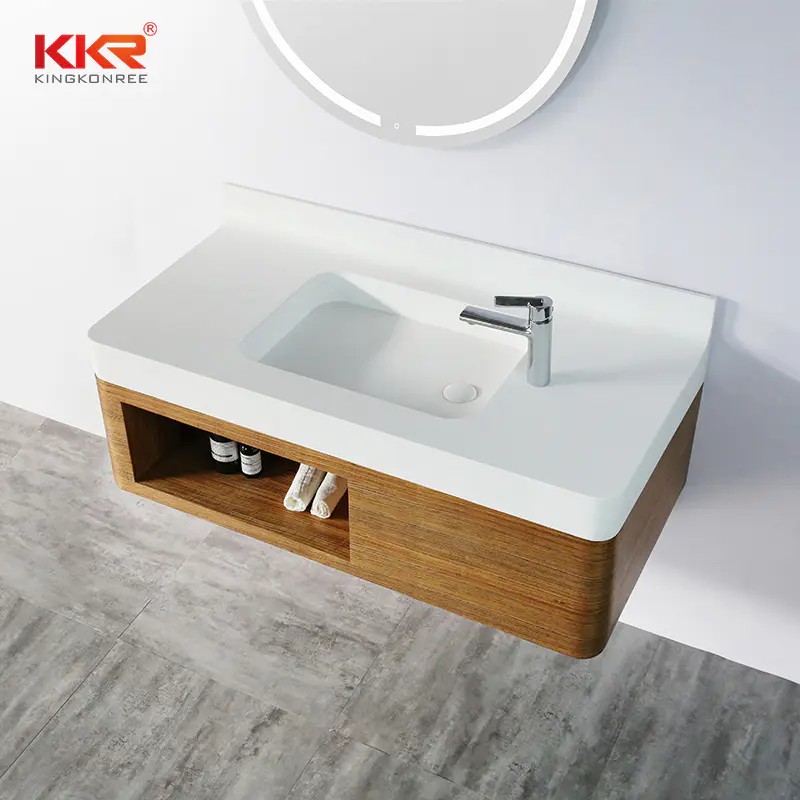 High-end Bathroom Wooden Cabinet for 5 Starts Hotels KKR-XM1158