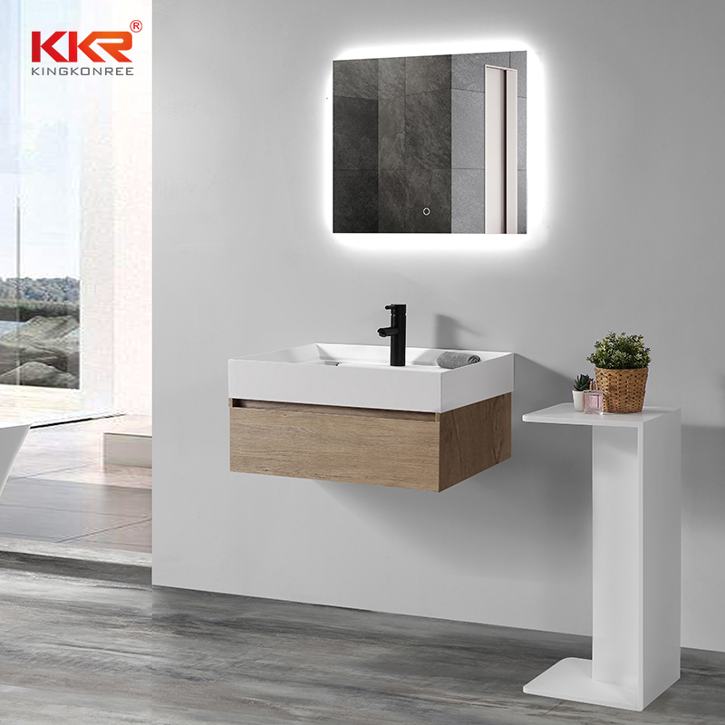 KKR Stone small bathroom sink in special shapes for school building-2