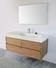 KKR Solid Surface wash basin mirror cabinet factory direct supply for home