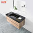 KKR Solid Surface hot selling bathroom vanity with countertop directly sale bulk production