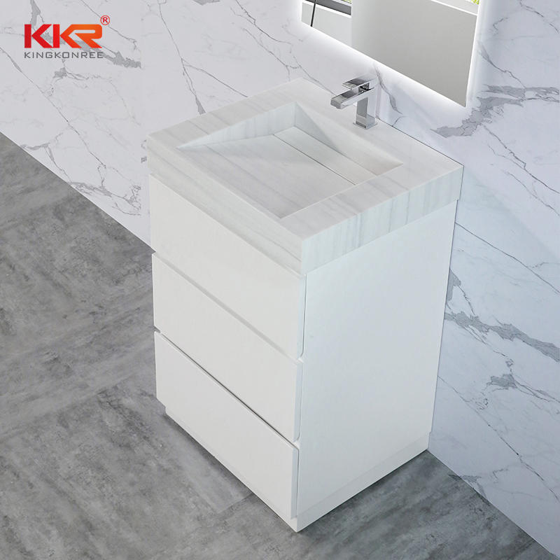 Small Size Vertical Bathroom Vanity Cabinet Freestanding Bathroom Cabinet KKR-CAB001