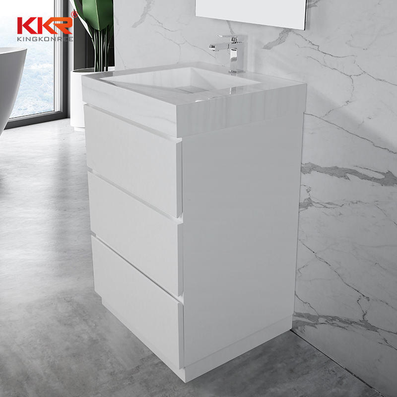 Small Size Vertical Bathroom Vanity Cabinet Freestanding Bathroom Cabinet KKR-CAB001