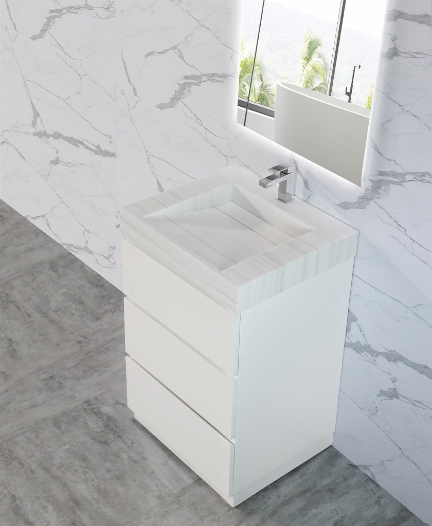 KKR Solid Surface worldwide under sink vanity unit company on sale