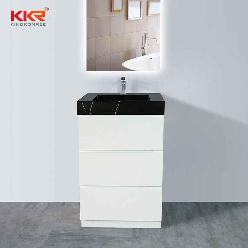 KKR Solid Surface cheap floating bathroom cabinet for business bulk buy-2