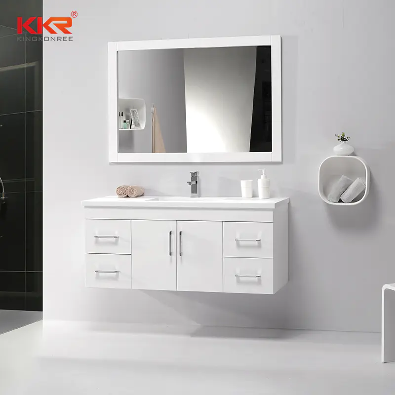Hot Sale Wall Mounted Design Modern Vanity Bathroom Cabinet KKR-703CH