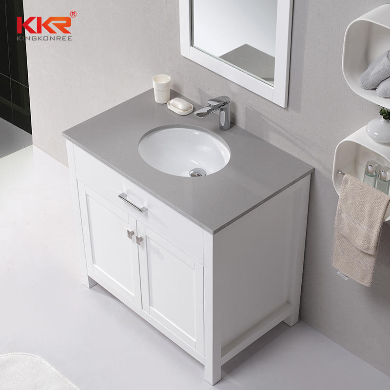 Customize High Quality Hotel Vanity Counter Bathroom Cabinet KKR-706CF