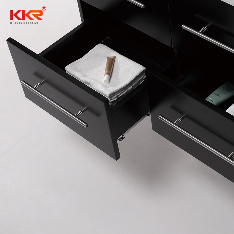 KKR Solid Surface worldwide bathroom vanity with sink and mirror best supplier bulk production-2
