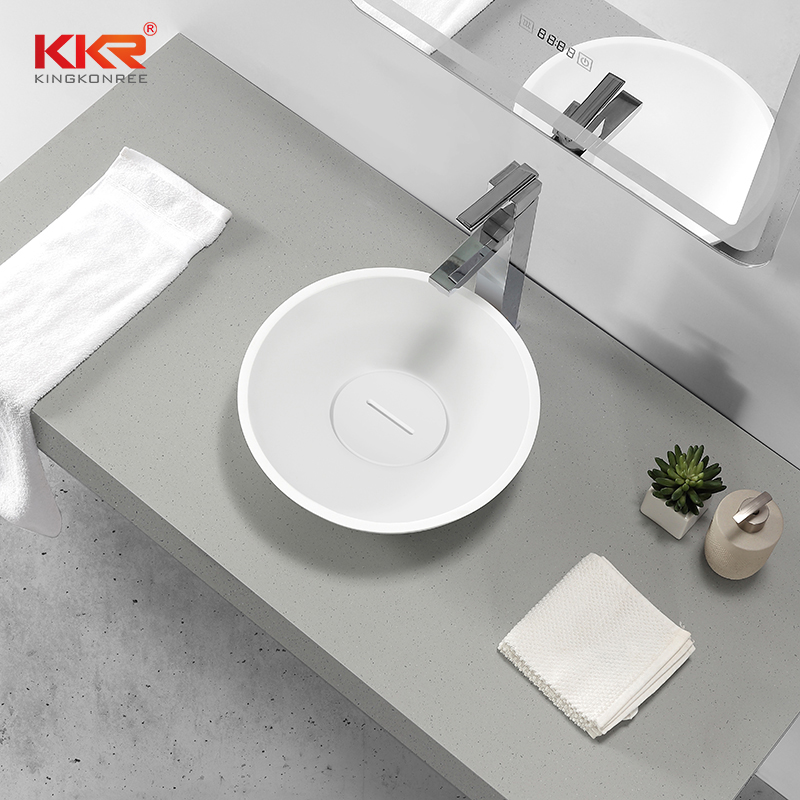 KKR Solid Surface corian top manufacturer for indoor use-1