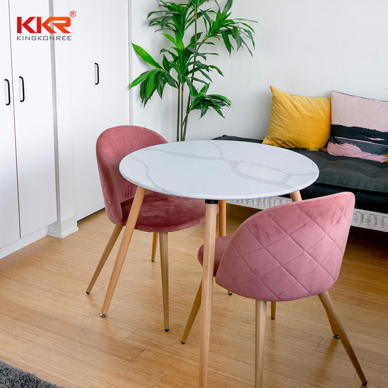 KKR Solid Surface worldwide artificial marble dining table supplier for home