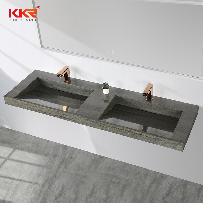 KKR Solid Surface pedestal bathroom sinks wholesale distributors for home-2