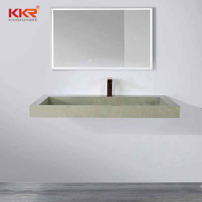 Artificial Stone Resin Basins Sink Acrylic Solid Surface Lavabo Bathroom Washbasin Wash Basin Sink KKR-M8861