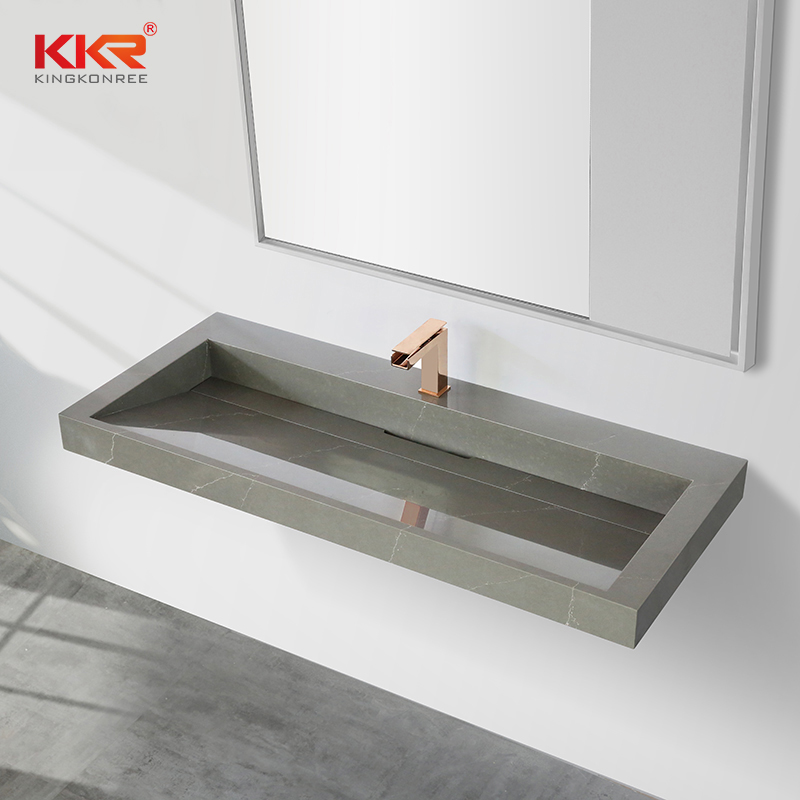 KKR Solid Surface solid surface wash basin wholesale for home-1