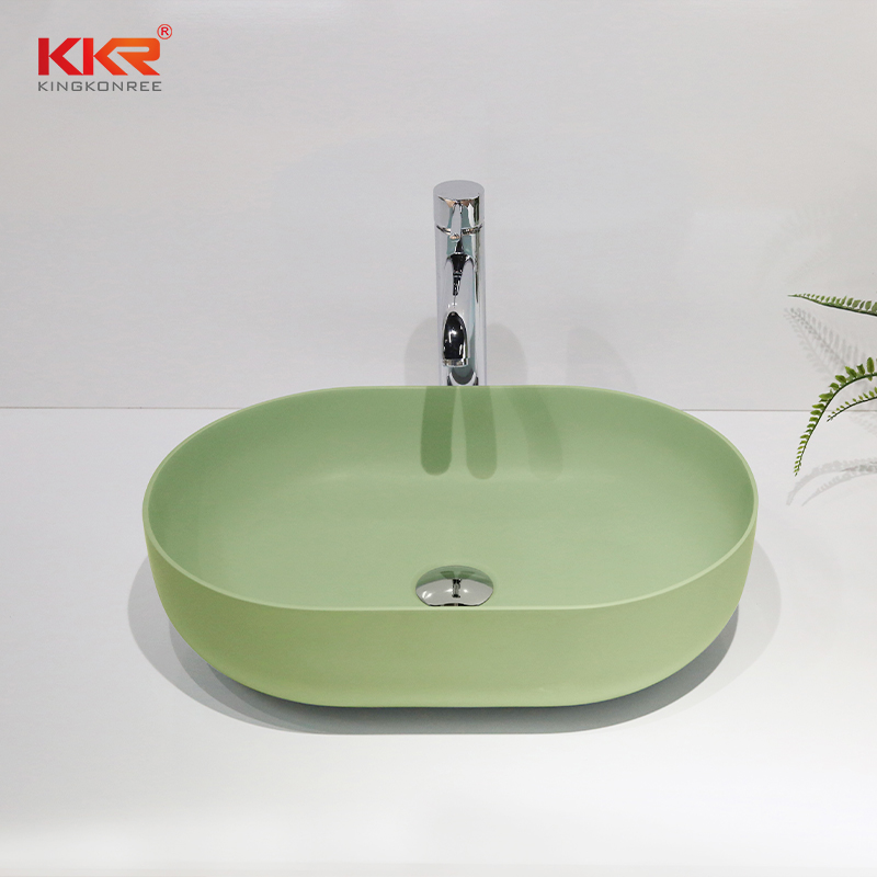 KKR Solid Surface solid surface bathroom sinks factory price for sale-2