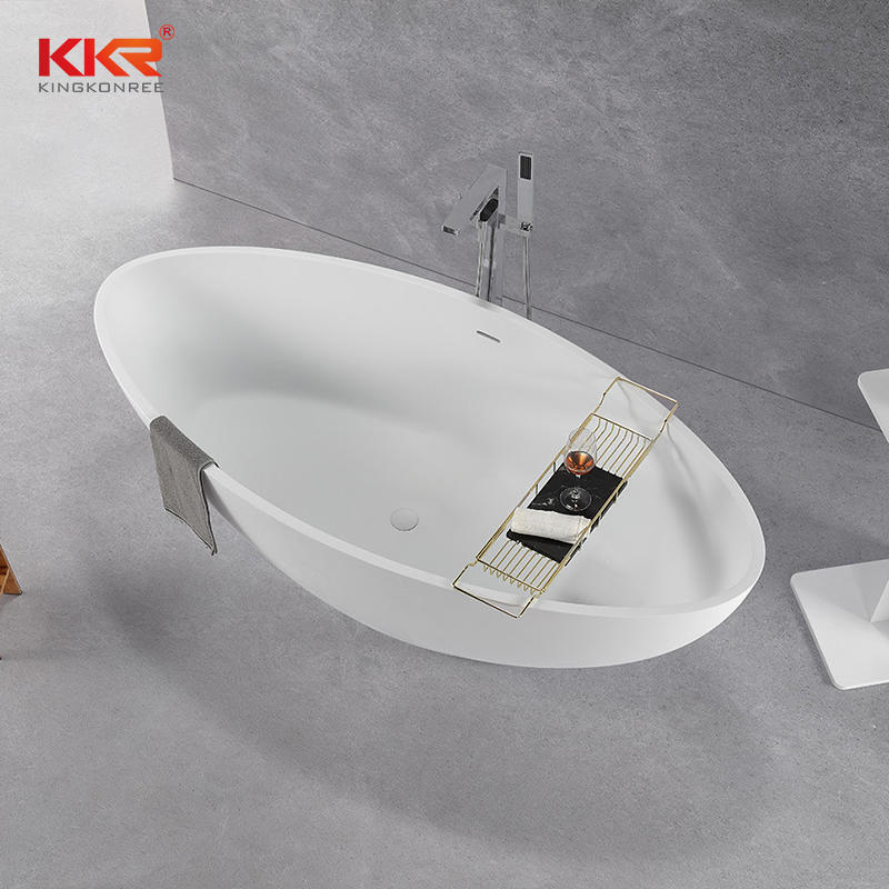 KKR Stone Bath Tub Solid Surface Bathtub,resin Stone Freestanding Bath Tub KKR-B093
