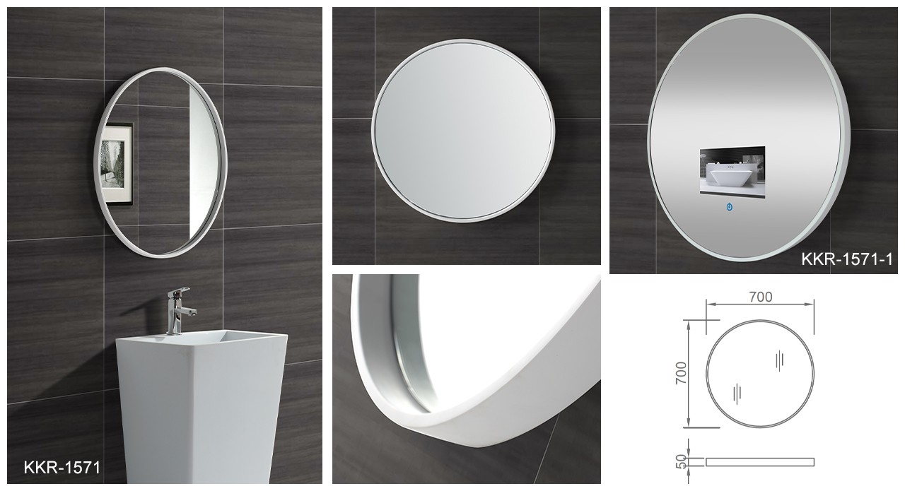 KKR Solid Surface best bathroom mirrors bulks with high cost performance-1