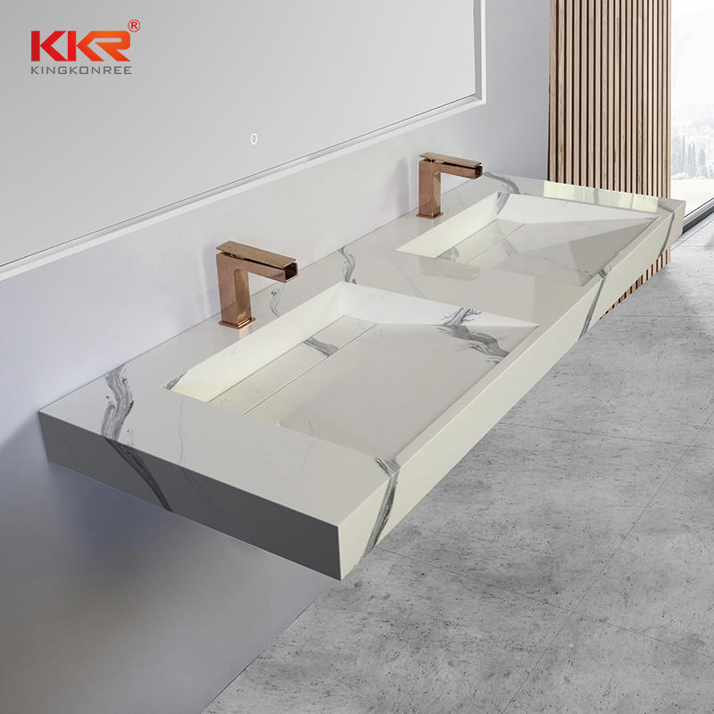 KKR Solid Surface long lasting undermount kitchen sink directly sale for indoor use