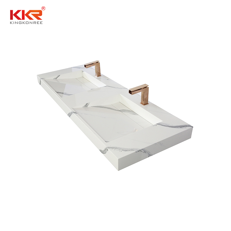 KKR Solid Surface long lasting undermount kitchen sink directly sale for indoor use-2
