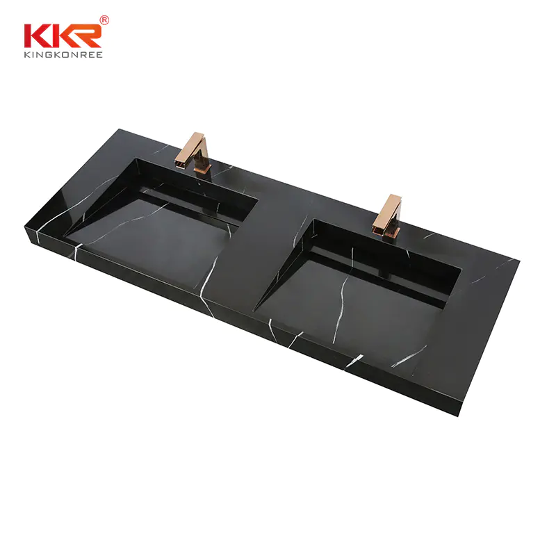 Marble Sink Basin For Bathroom Solid Surface Wash Basin KKR-USVS-60D - 8858