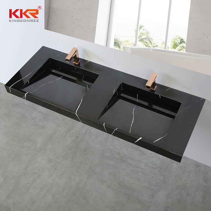 Marble Sink Basin For Bathroom Solid Surface Wash Basin KKR-USVS-60D - 8858