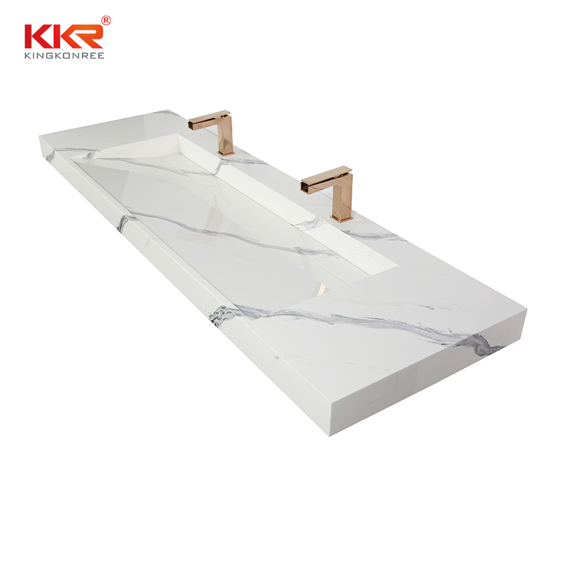KKR Solid Surface best price wash basin price bulk with high cost performance-2