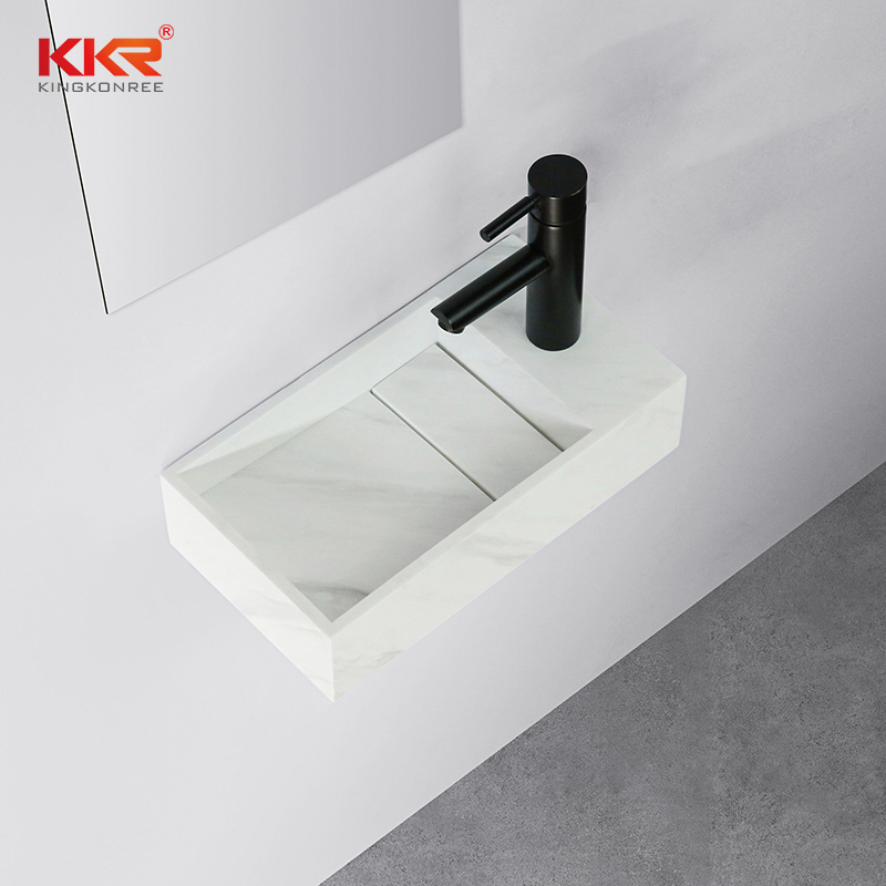 KKR Solid Surface eco-friendly corian bathroom design with high cost performance-1