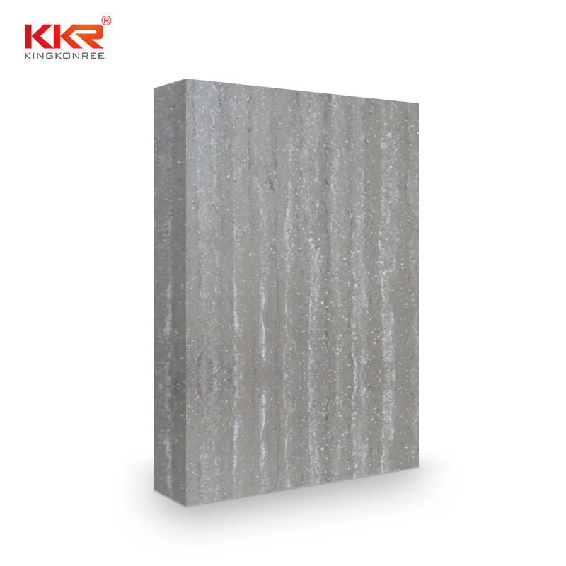 KKR Factory Price Artificial Acrylic Stone Sheet Marble Looking Solid Surface Slabs Waterproof Shower Wall Panel KKR-M8864