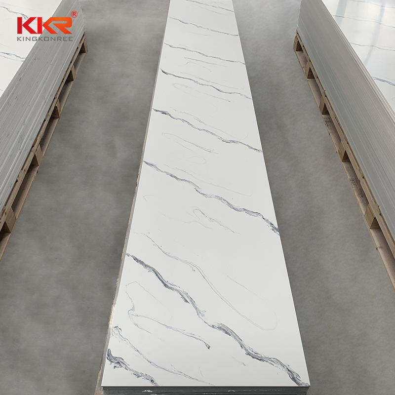 Marble Pattern Modified Acrylic Solid Surface Sheet KKR-M8819