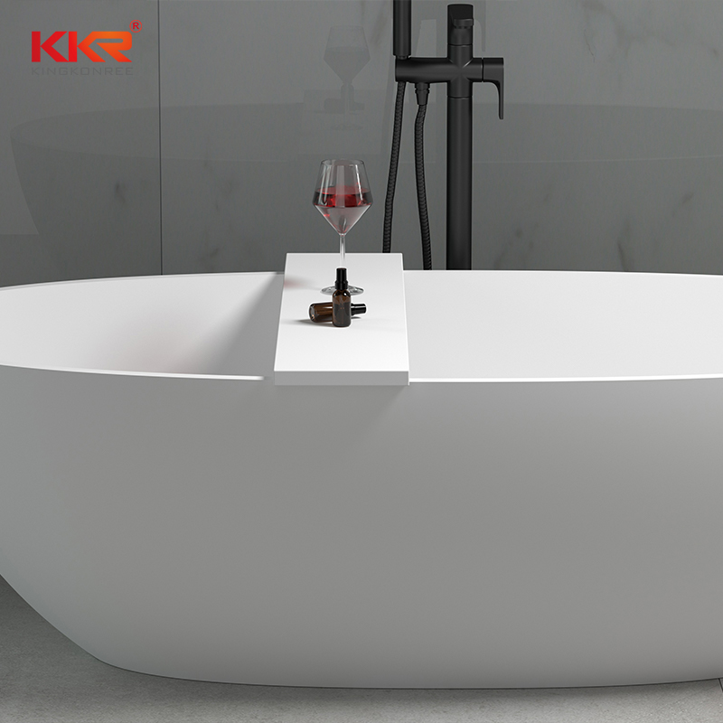 KKR Bathroom Shower Bath Tub Table Bathtub Tray Caddy Customizable Universal Acrylic Hotel Home Bathroom