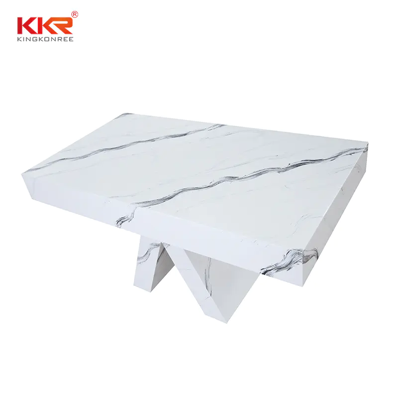 Commercial Furniture Retail Store Displaying Shelf Faux Stone Table
