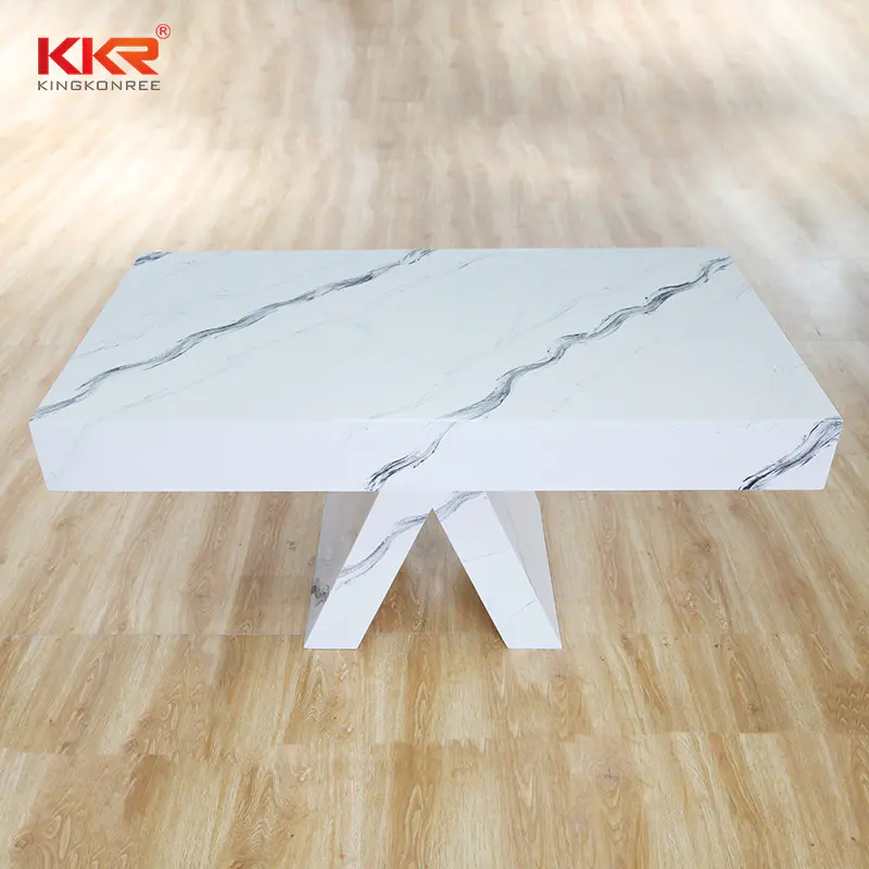 Commercial Furniture Retail Store Displaying Shelf Faux Stone Table