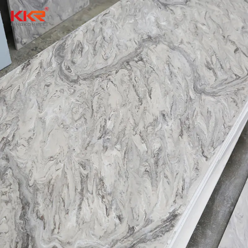 Customized Simple Design Artificial Marble Stone Acrylic Solid Surface