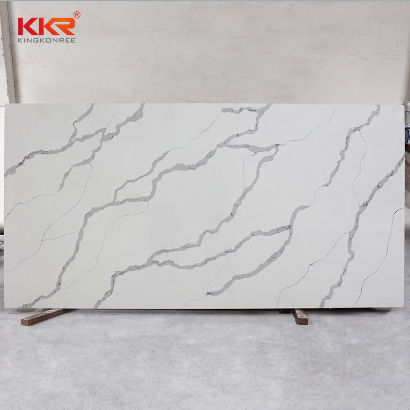 Artificial Marble Quartz Stone Slabs for Kitchen Countertop