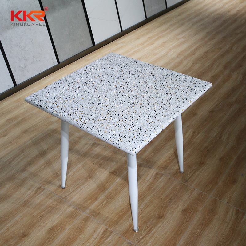Modern design furniture minimalist solid surface bedside table / tea table