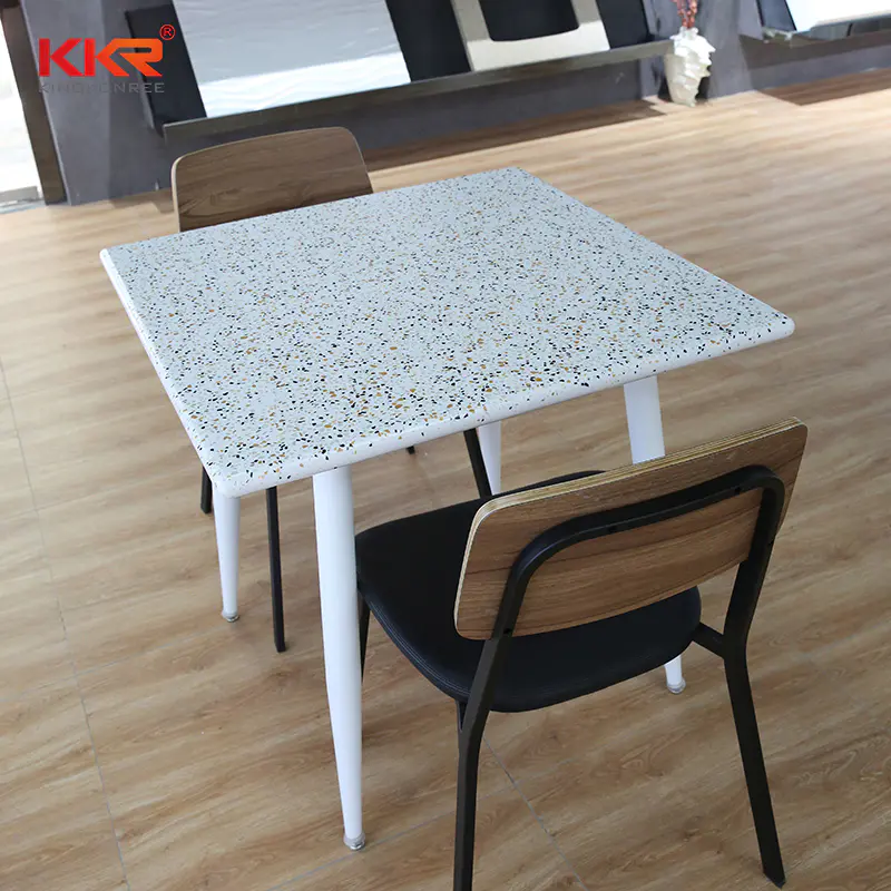Modern design furniture minimalist solid surface bedside table / tea table