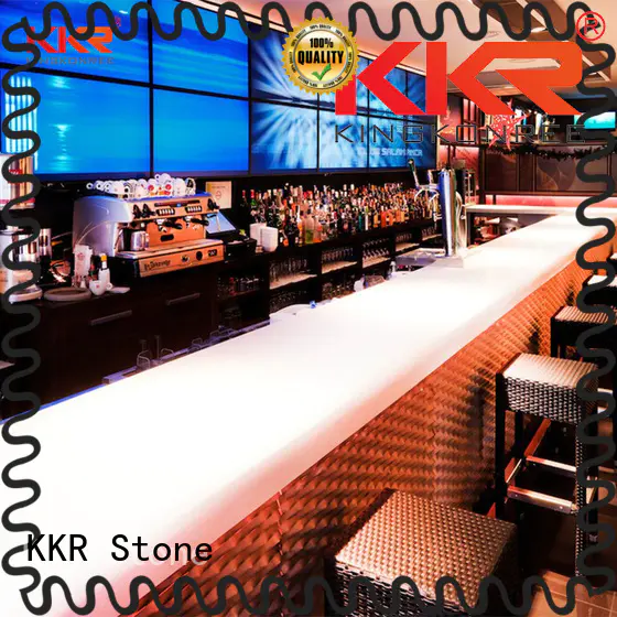 KKR Stone surface wall mounted bar countertop