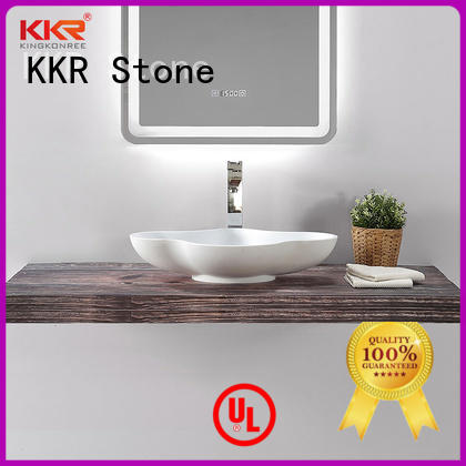 KKR Stone modern bathroom vanity with sink bulk production for table tops