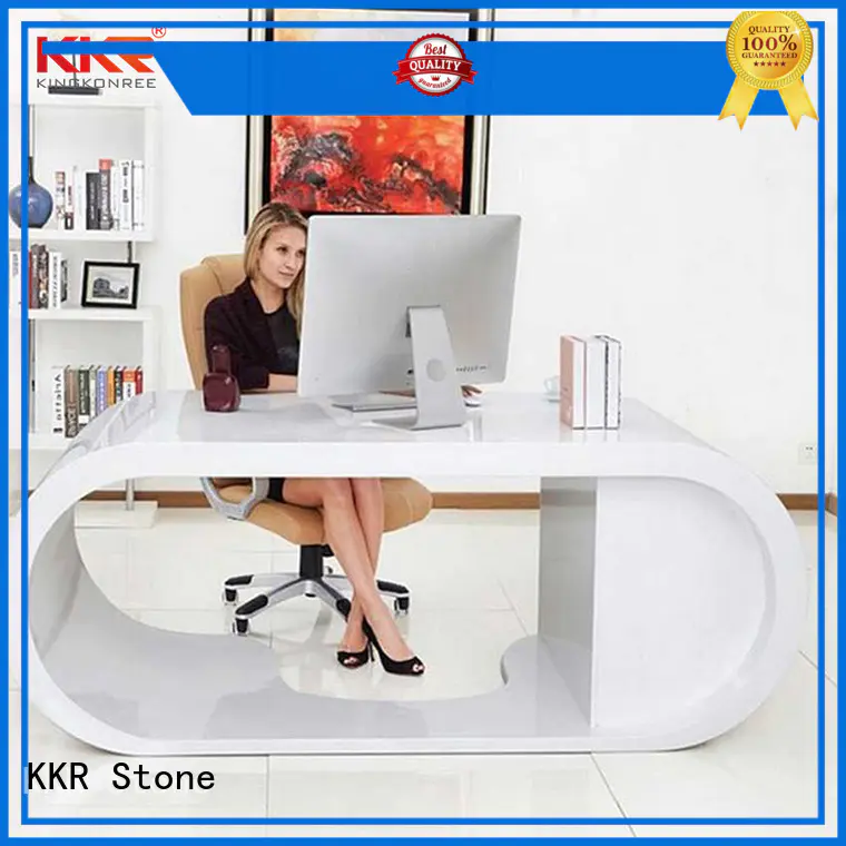 KKR Stone customized modern reception desk supplier for table tops