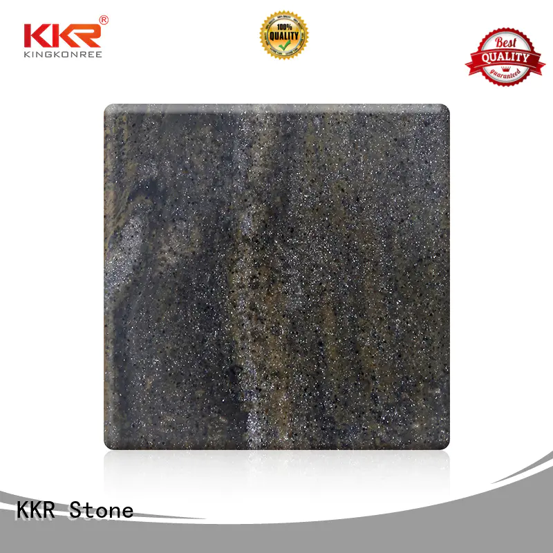 KKR Stone high tenacity solid surface sheet marble for school building