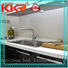 KKR Stone shape kitchen quartz countertops wholesale for garden table