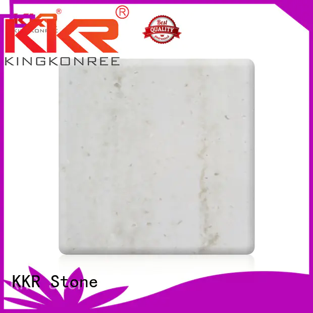 length solid surface sheet factory price for early education KKR Stone