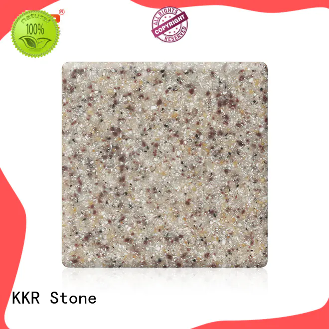 sand solid surface acrylics white for self-taught KKR Stone